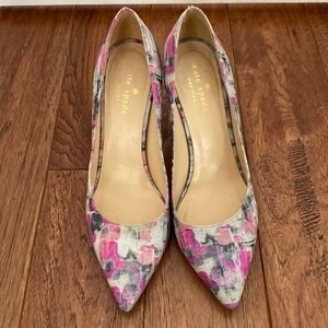 Kate Spade Abstract Print Heels